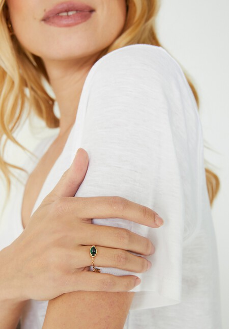 Evil Eye Semi Precious Ring
