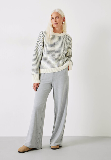 Ailey Wide Leg Jersey Trousers