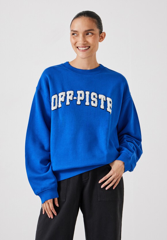 Off-Piste Towelling Graphic Sweatshirt