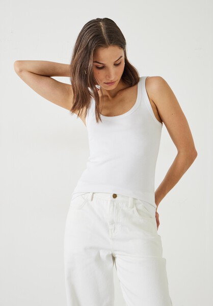 Seth Low Scoop Ribbed Vest