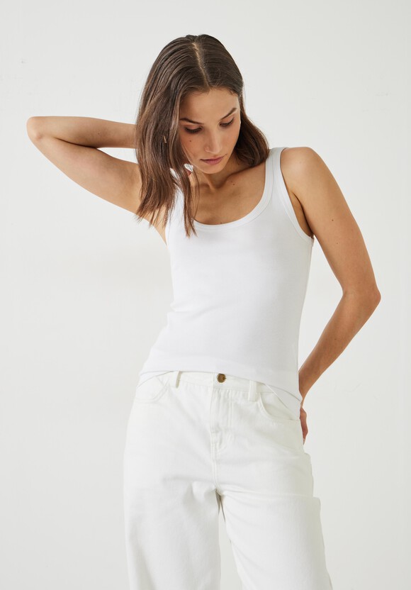 Seth Low Scoop Ribbed Vest