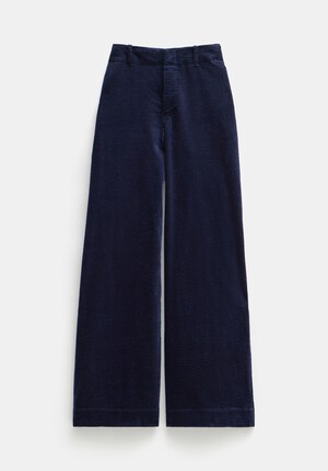 Wide Leg Cord Trousers