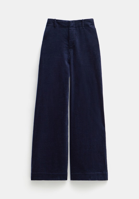 Wide Leg Cord Trousers