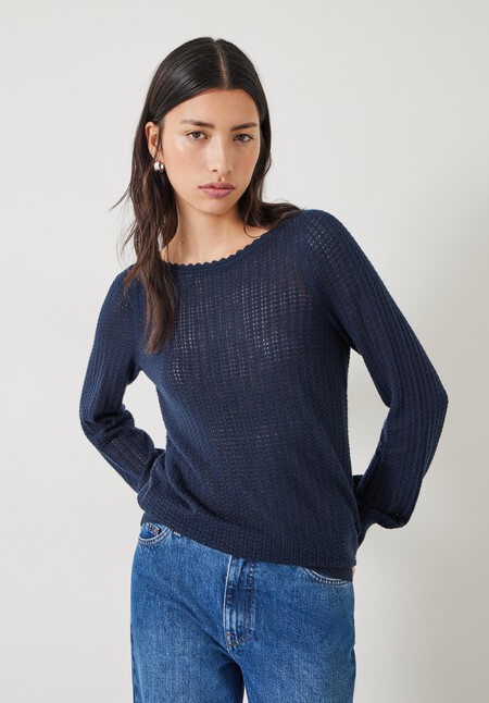 Sophia Open Neckline Jumper