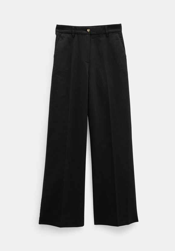 Emily Cotton Wide Leg Trousers