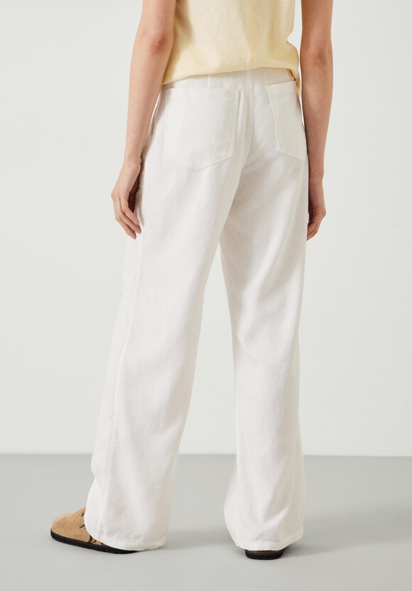 Raye Linen Straight Leg Trousers