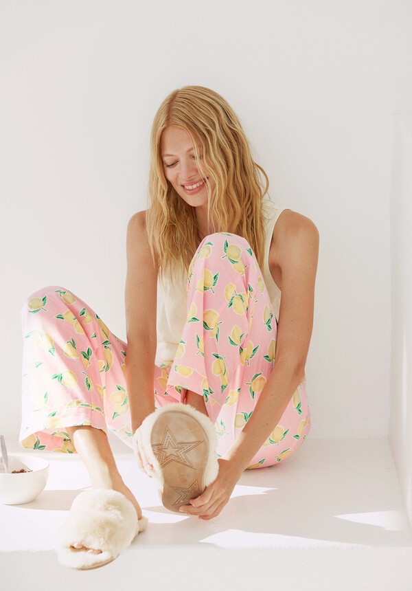 Isla Printed Cotton PJ Trousers