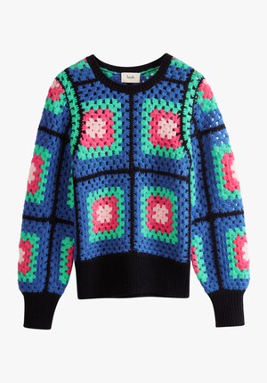 Yara Crochet Crew Jumper