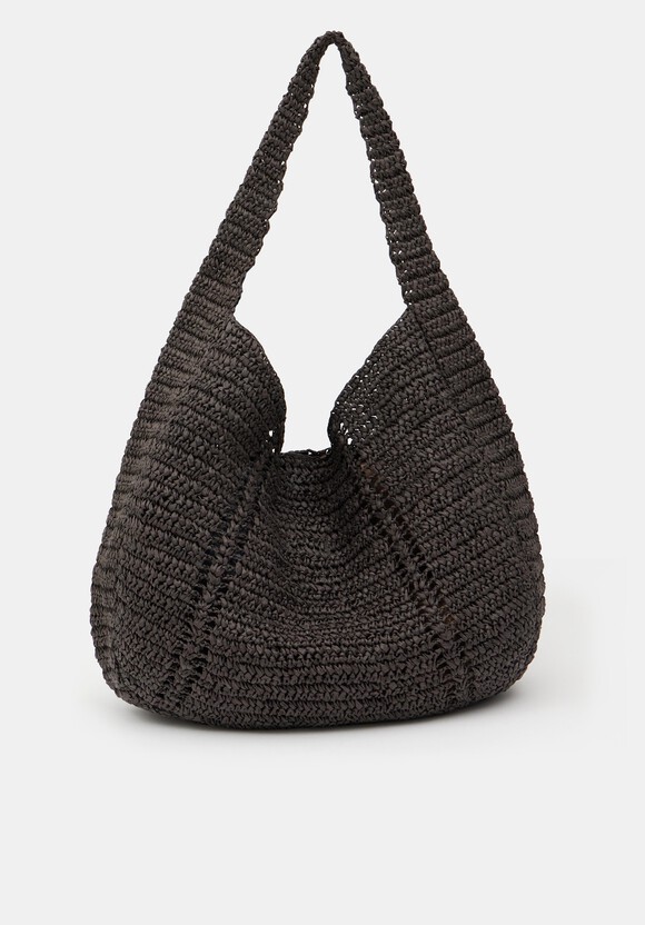 Raffia Oversized Tote Bag