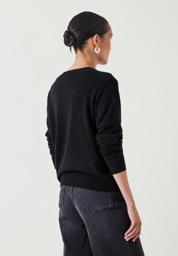 Daphne Cashmere Button Through Slim Cardigan