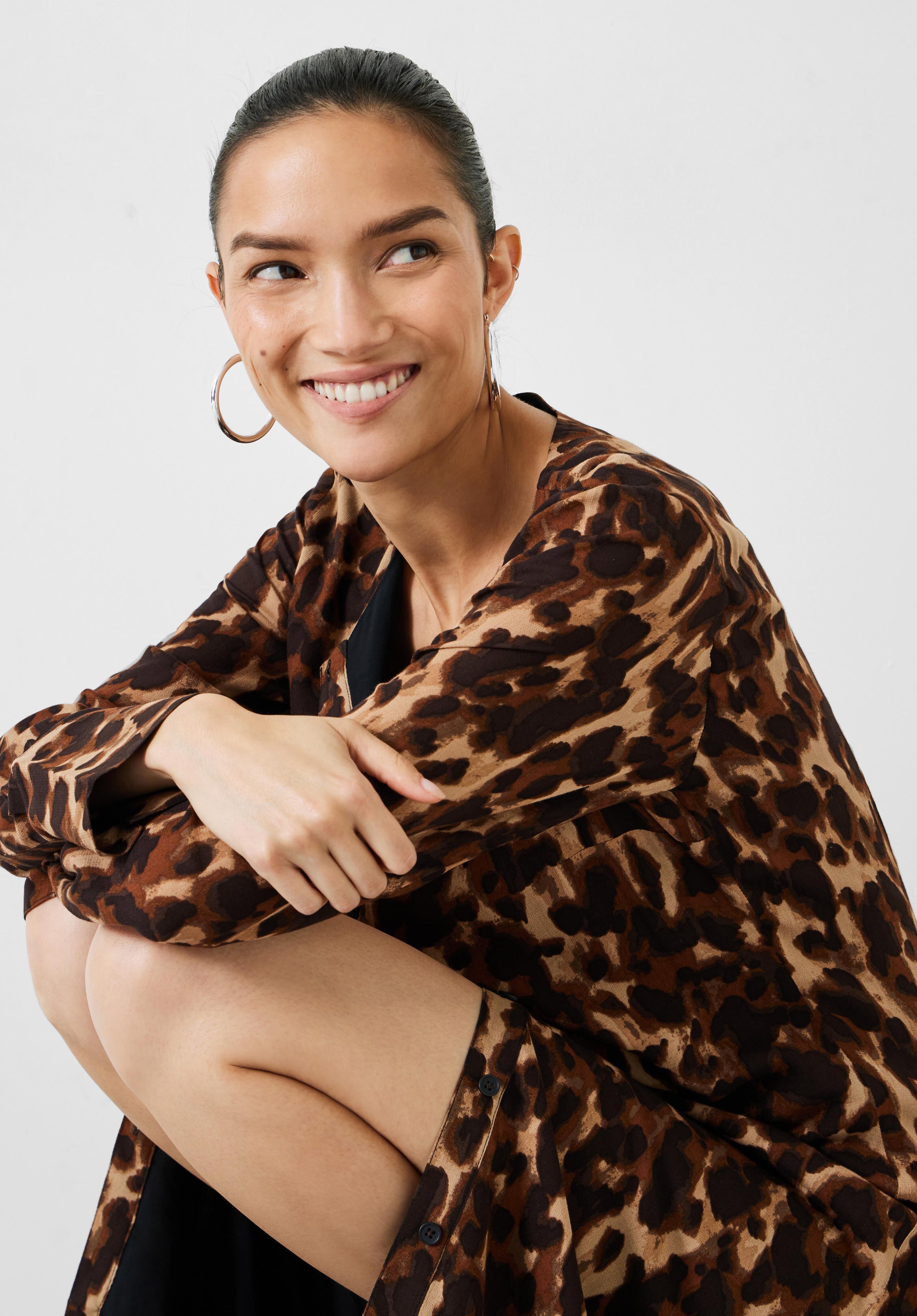 Hush leopard 2025 print dress