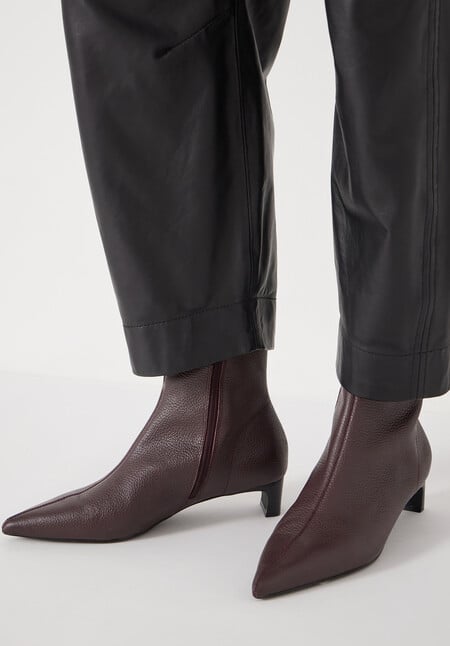 Leather Sock Fit Boot