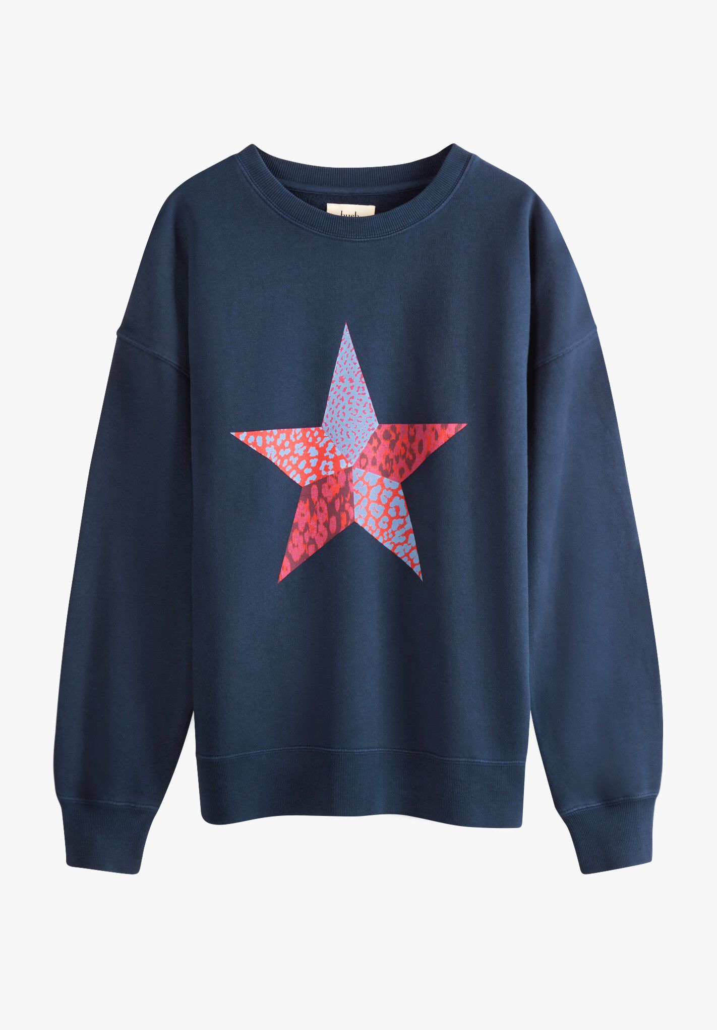 Navy online star sweatshirt