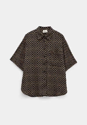 Shia Print Short Sleeve Relaxed Shirt