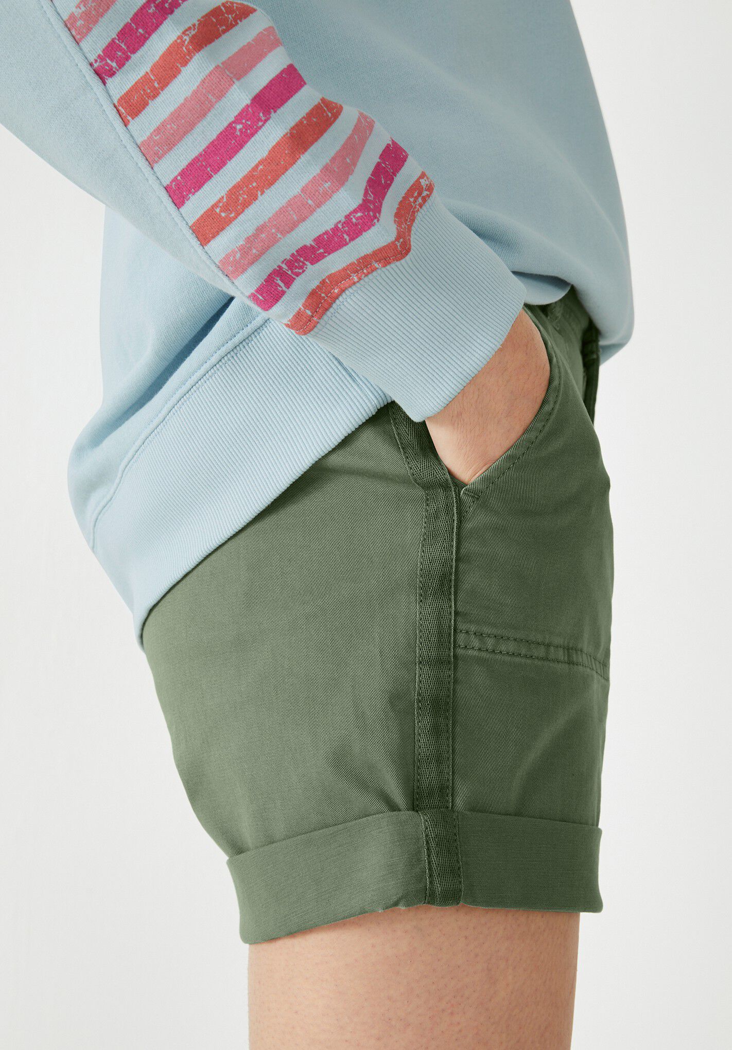 Chino Shorts Washed Green hush