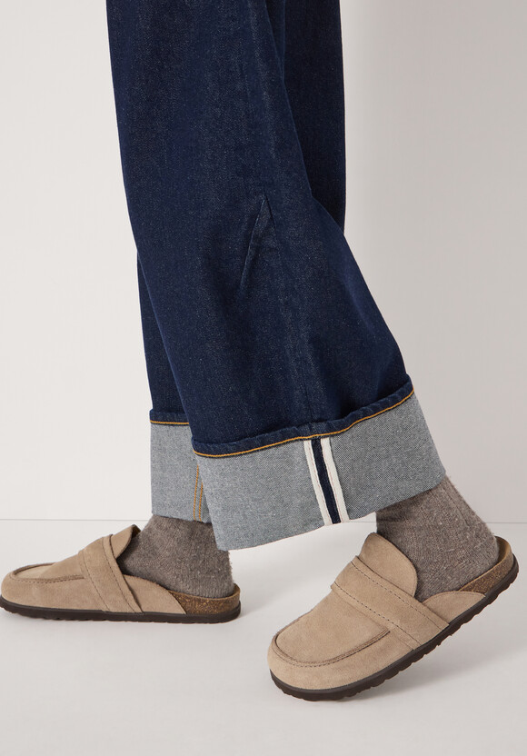 Faith Turn Up Barrel Leg Jeans