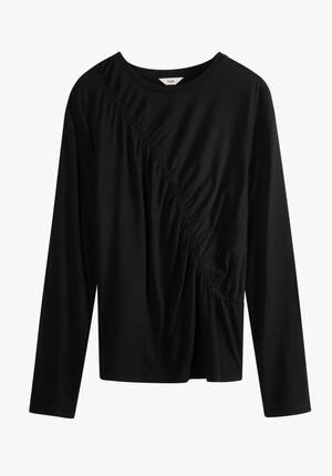 Ariadne Ruched Long Sleeve Tee