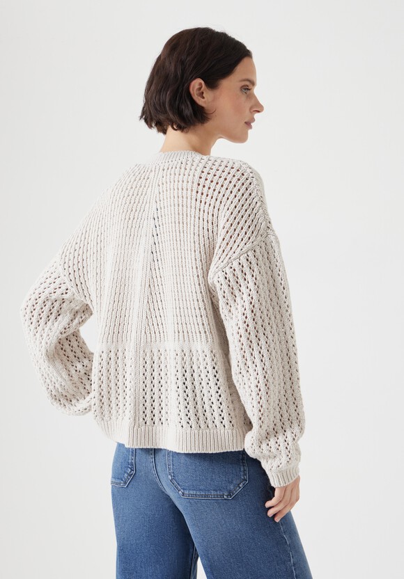 Open Stitch Edge to Edge Cardigan