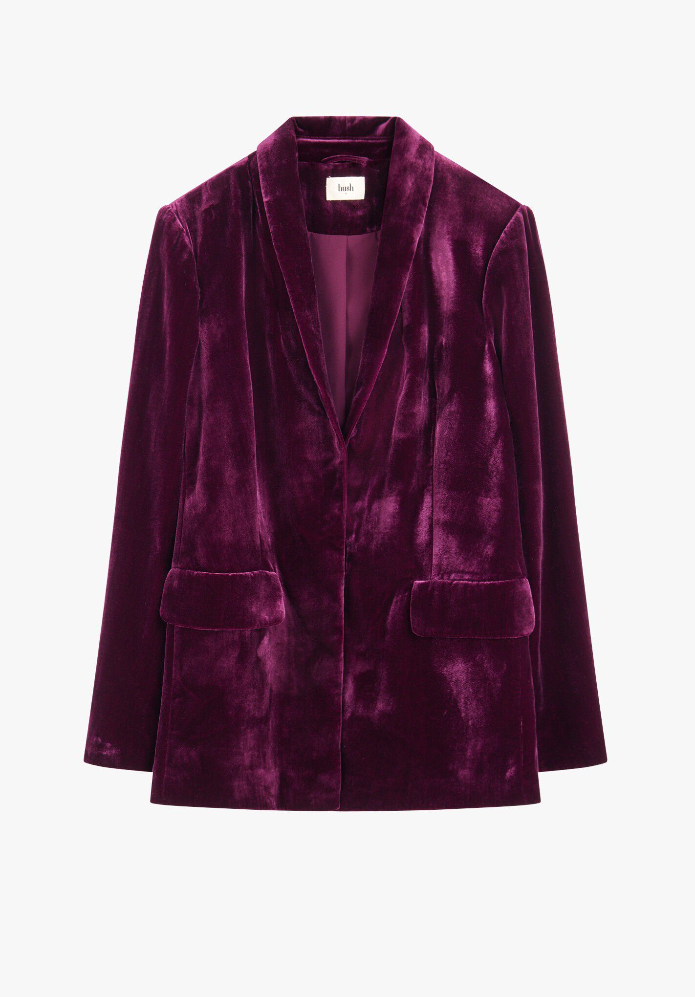 Berry velvet jacket clearance