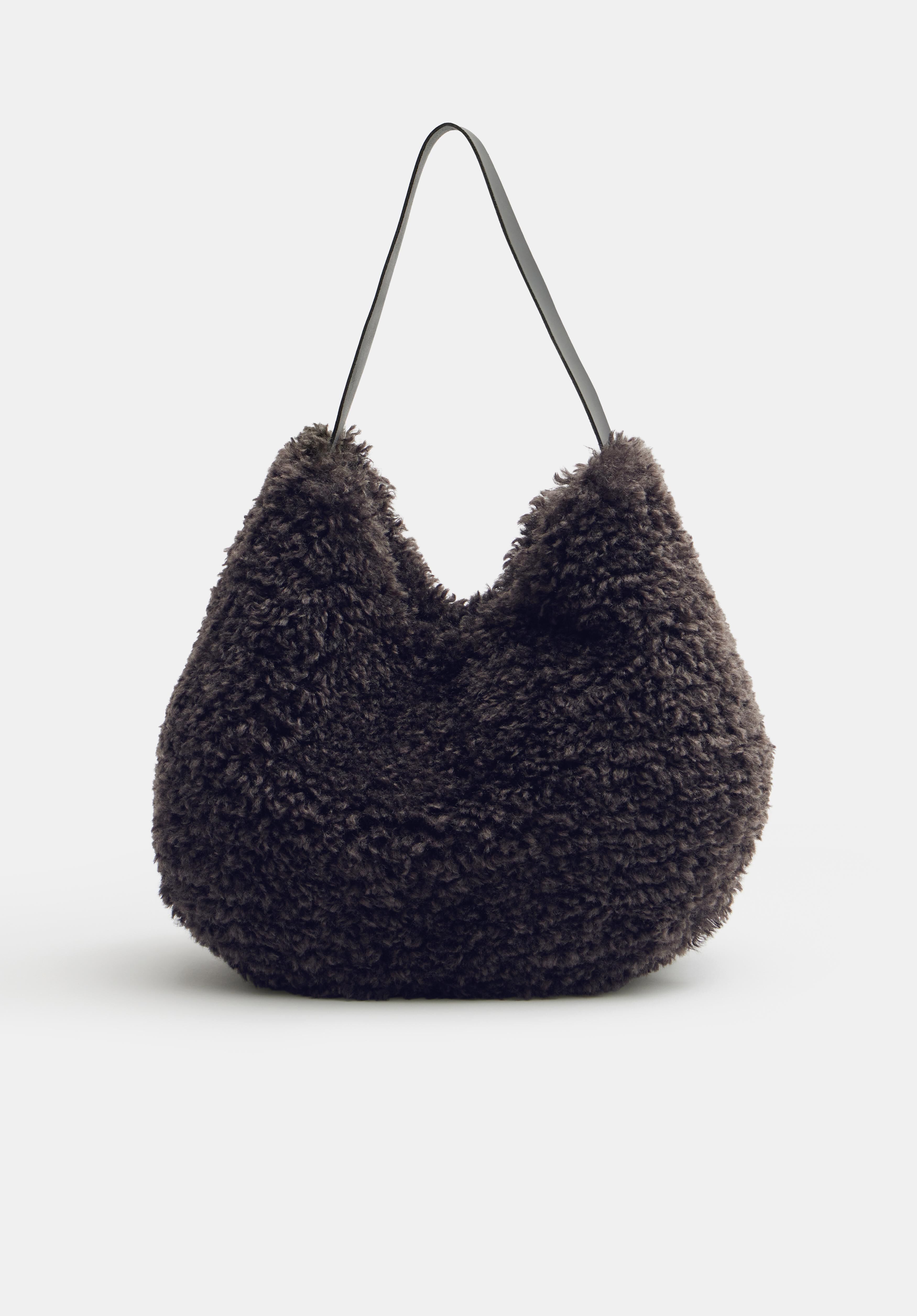 Grey slouch bag hot sale