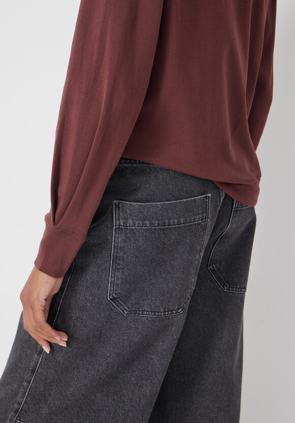 Emily Puff Sleeve Jersey Top