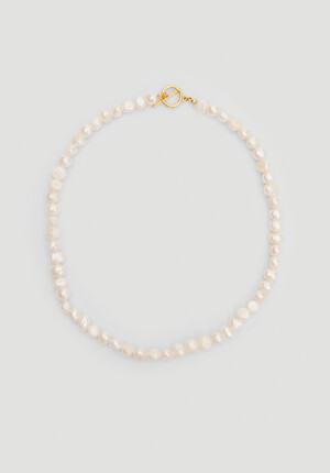 Freshwater Pearl T-Bar Necklace