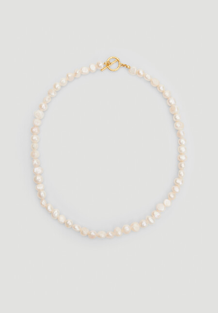 Freshwater Pearl T-Bar Necklace
