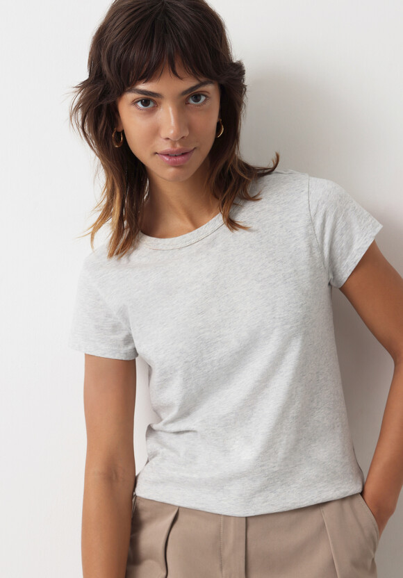 Slim Fit Slub Crew T-Shirt