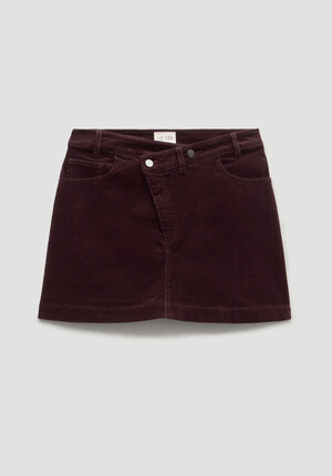 Cotton Cord Mini Skirt