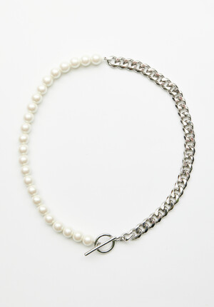 Harrie Pearl Chain Necklace