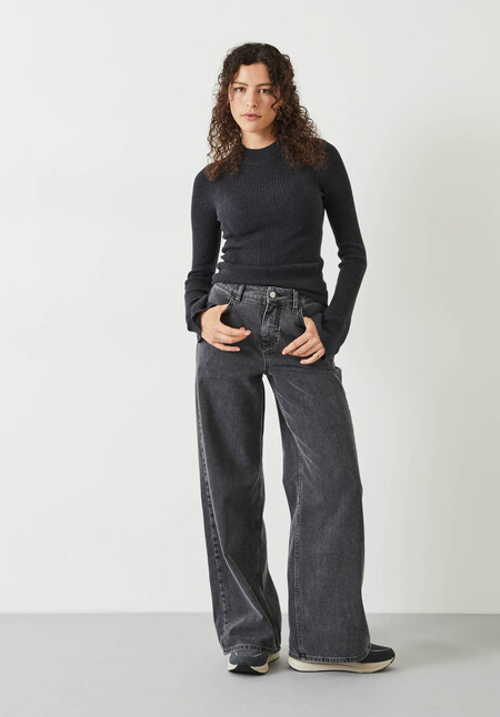 Sidwell Ribbed Wool Blend Jumper