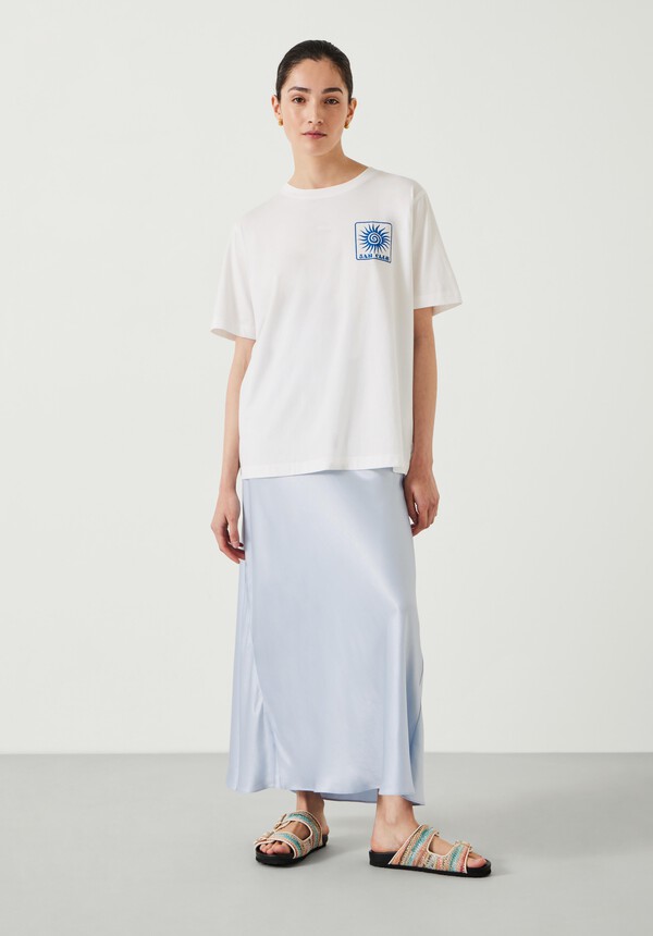 Remi Satin Maxi Skirt