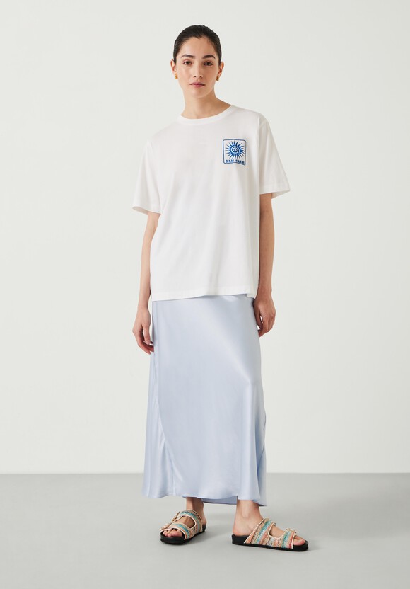 Remi Satin Maxi Skirt