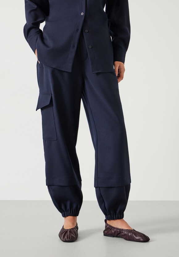 Ava Wool Cargo Trousers