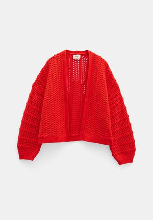 Pixie Open Knit Cotton Cardigan