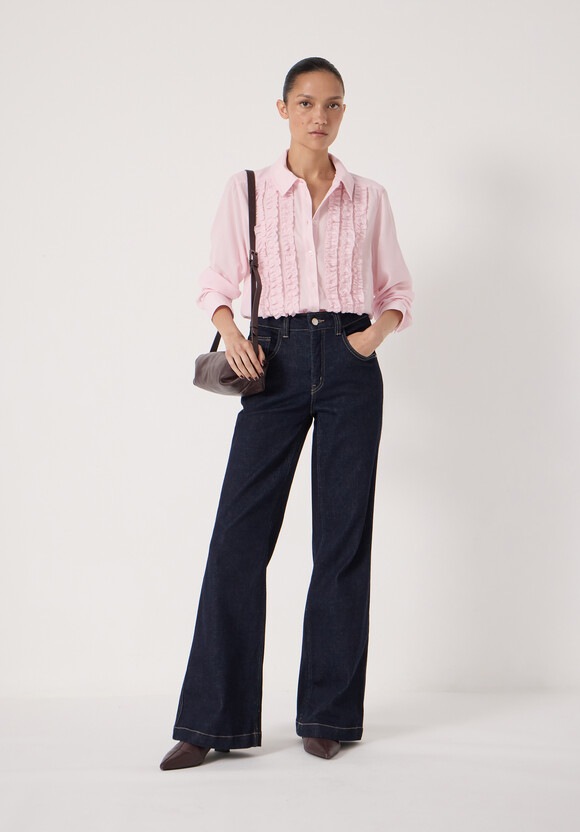 Chiffon Ruffle Blouse