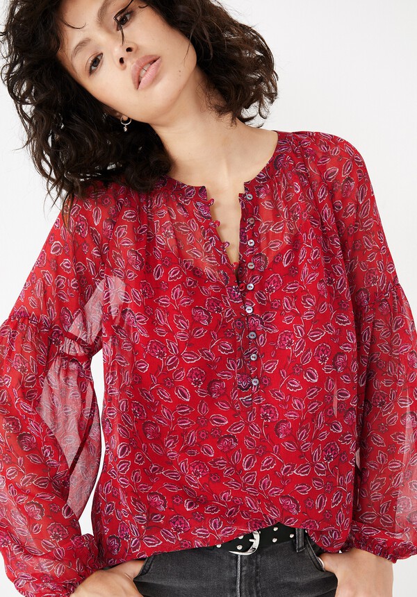 Bess Button Blouse