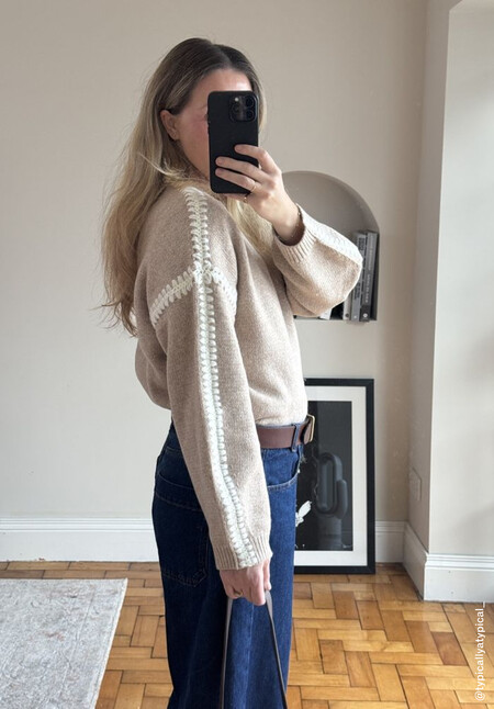 Whitney Whipstitch Knitted Jumper