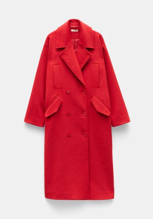 Maddie Cocoon Relaxed Wool Blend Coat