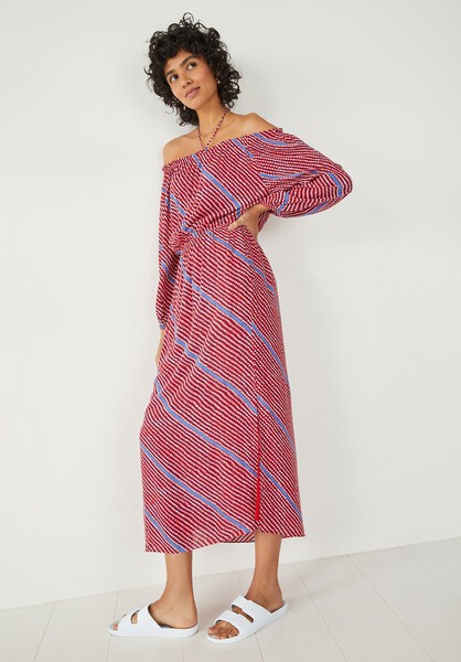 Amy Off-Shoulder Midi Dress