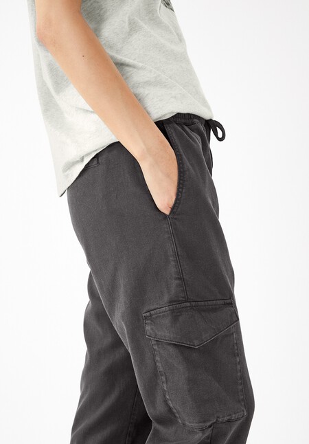 Washed Cargo Trousers