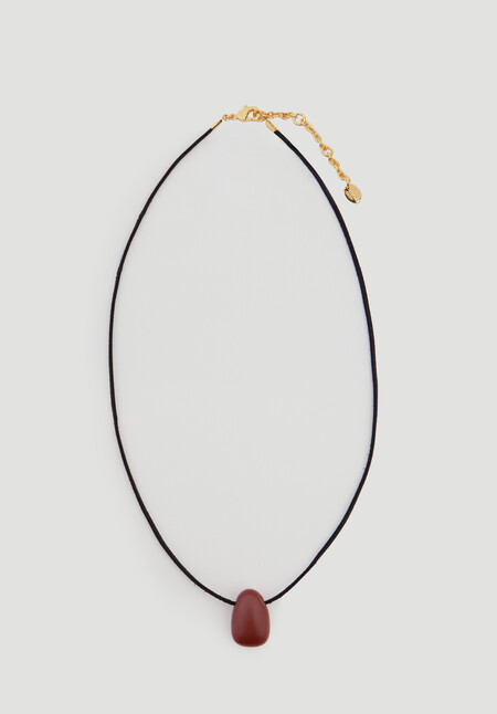 Stone Cord Necklace