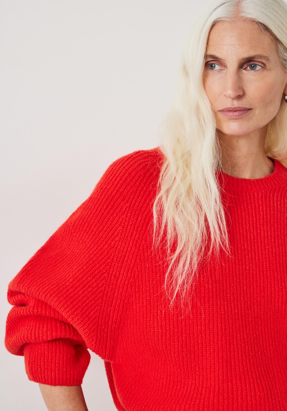 Tamar Ribbed Crew Neck Jumper With Wool
