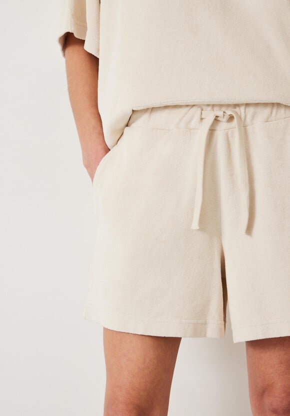 Taylah Relaxed Cotton Towelling Shorts