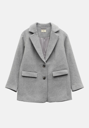 Jayde Wool Blend Blazer Coat