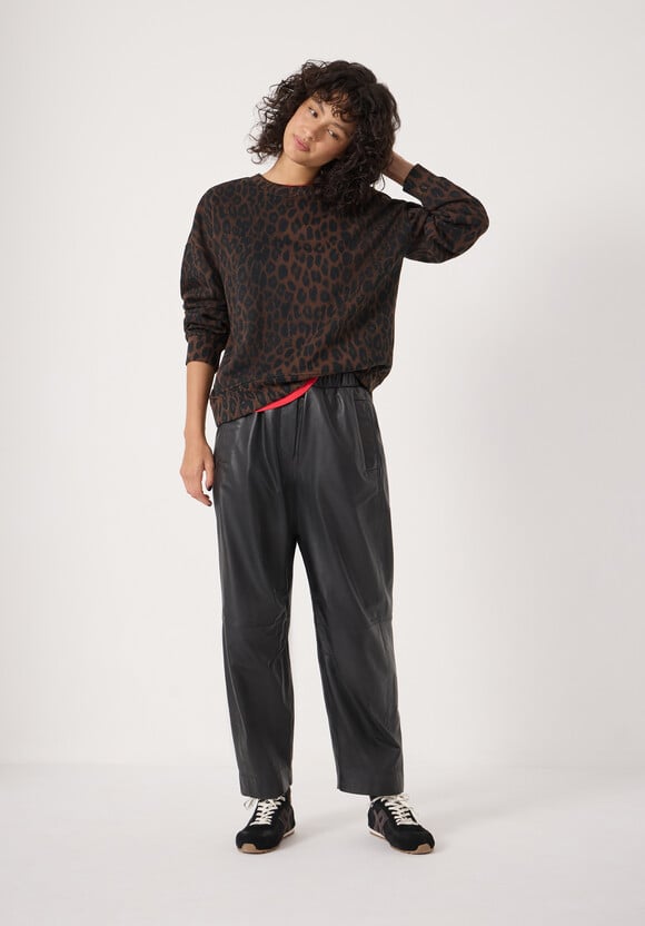 Leopard Print Sweatshirt