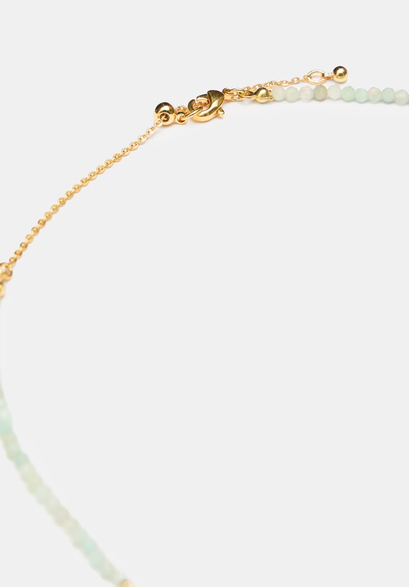 Mini Semi Precious Beaded Necklace