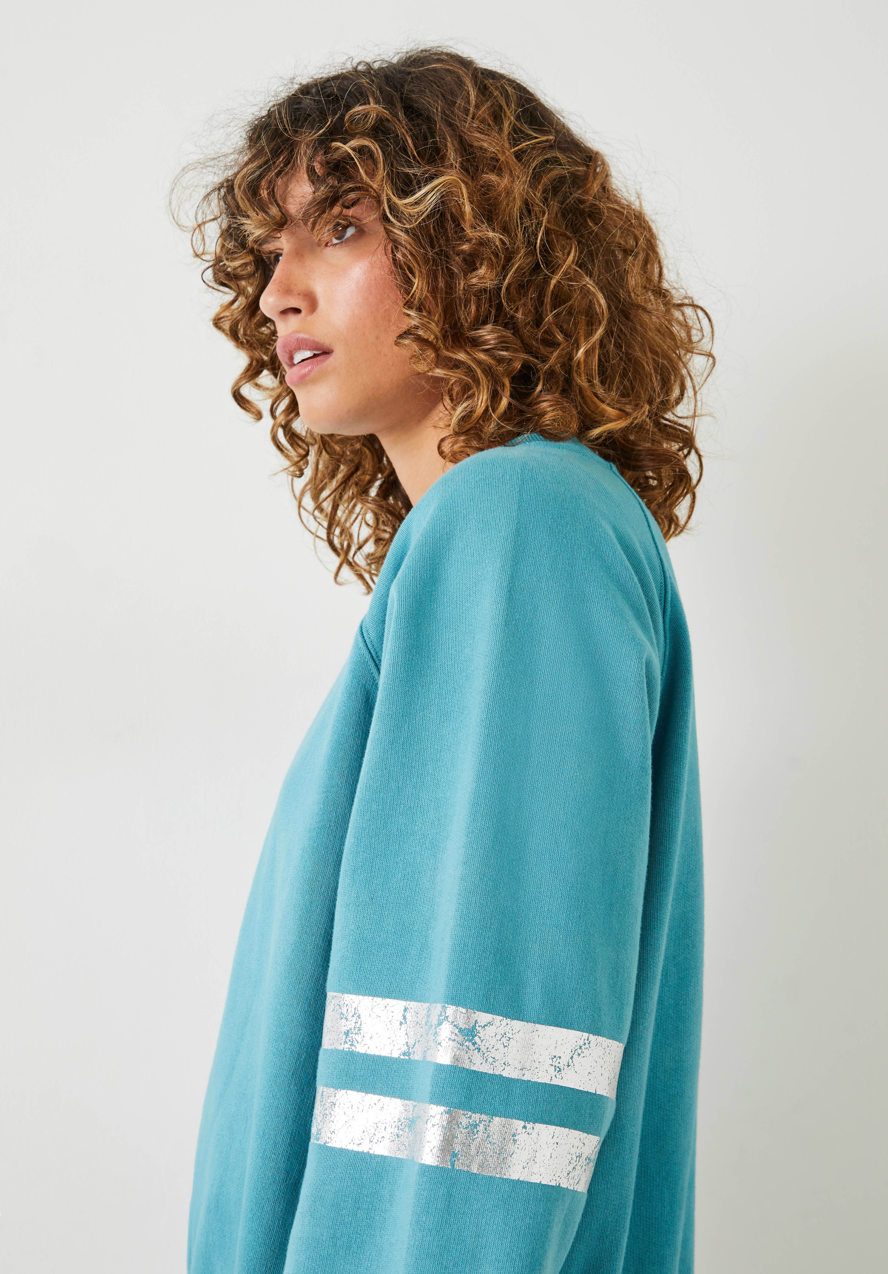 Stripe sweatshirt store