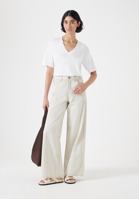 Reece V Neck Drapey T-Shirt