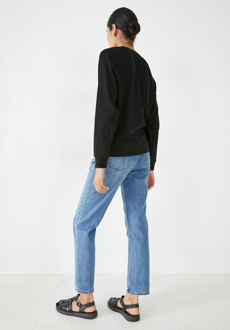 Genevieve Raglan Gathered Sleeve Top